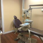 Dental chair with all equipment